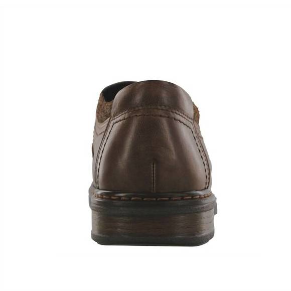 NEW SAS men\'s step slip on loafer - double wide width in mahogany main image 5